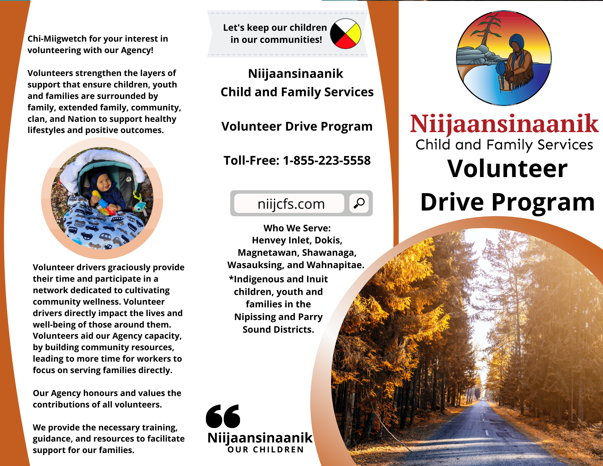 Volunteer Drive Program Brochure